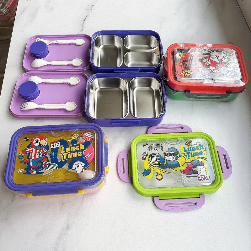 Cartoon-Themed Lunch Bento Box