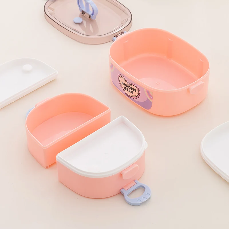Dual-Compartment Lunch Box with Removable Insert