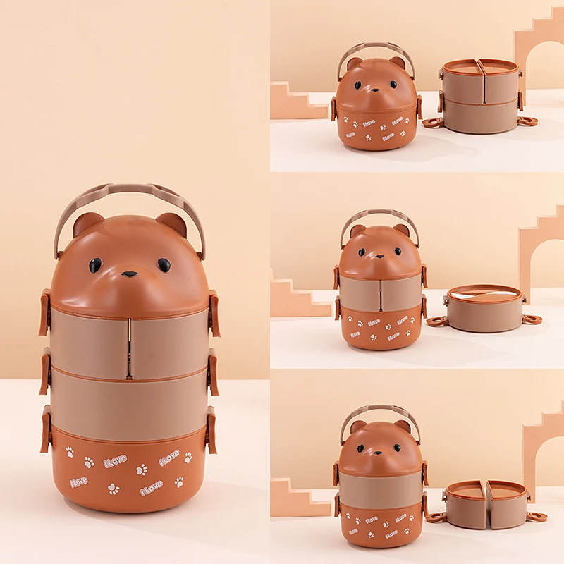 Cute Panda-Themed Food Storage Container