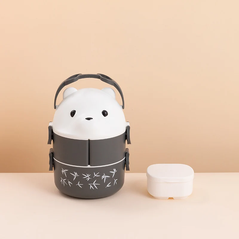 Cute Panda-Themed Food Storage Container