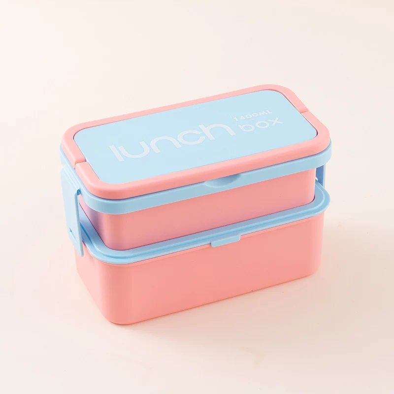 Multi-Tiered Lunch Box with Airtight Seal