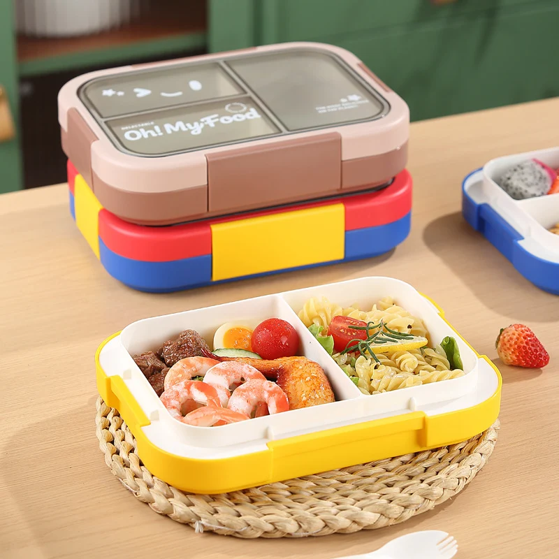 Multi-Compartment Leak-Proof Food Storage Container
