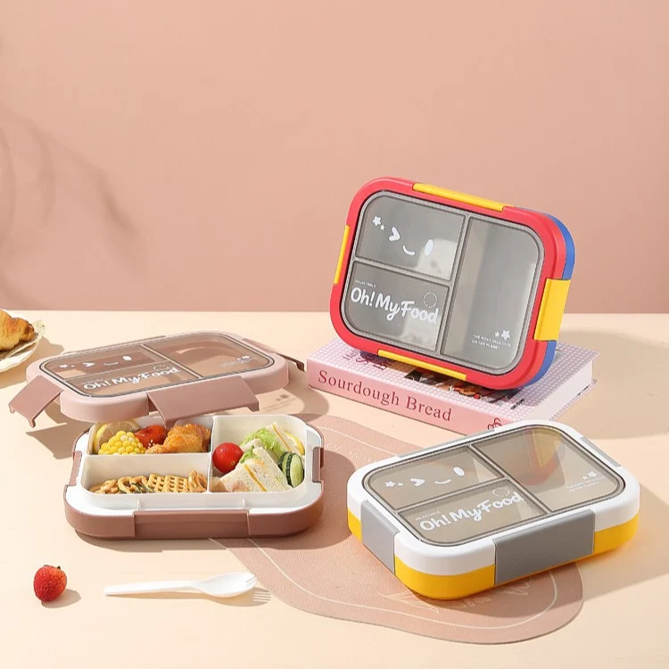 Multi-Compartment Leak-Proof Food Storage Container