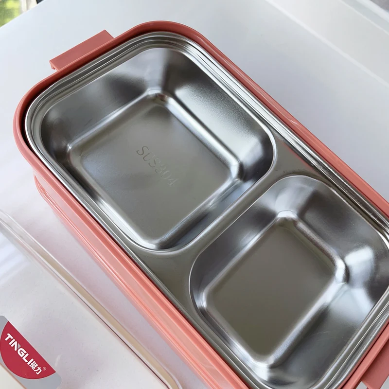 Premium Stainless Steel Multi-Compartment Food Storage