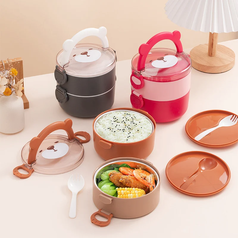Cute Animal-Themed Food Storage Bowl