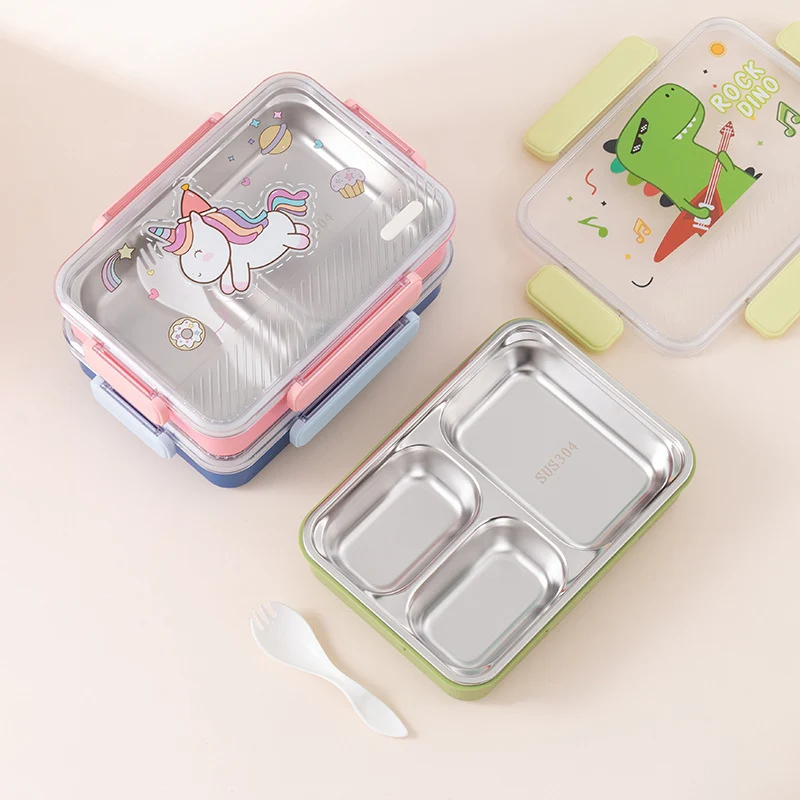 Fun-Themed Multi-Compartment Lunchbox