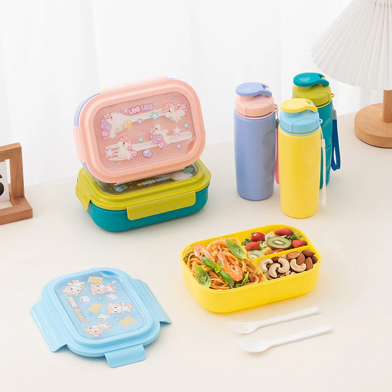 Fun-Themed Bento Lunch Box Set