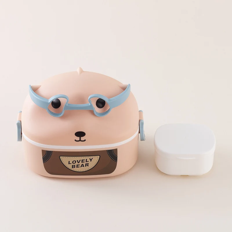 Cute Animal-Themed Portable Lunch Container