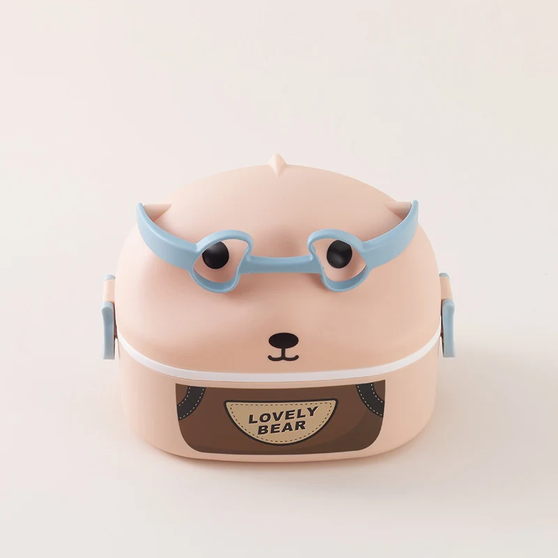 Cute Animal-Themed Portable Lunch Container