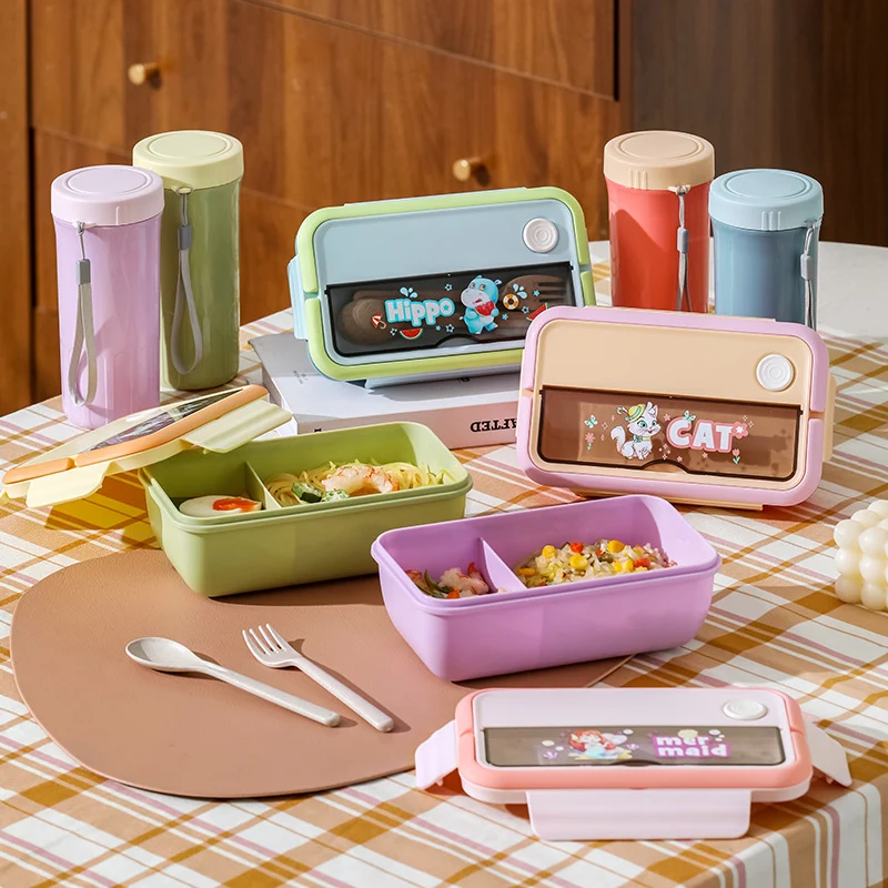 Whimsical Animal-Themed Bento Lunch Box