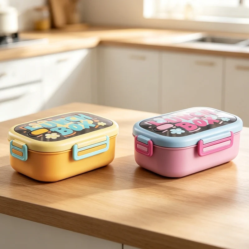 Versatile Multi-Functional Lunch Box with Fun Design