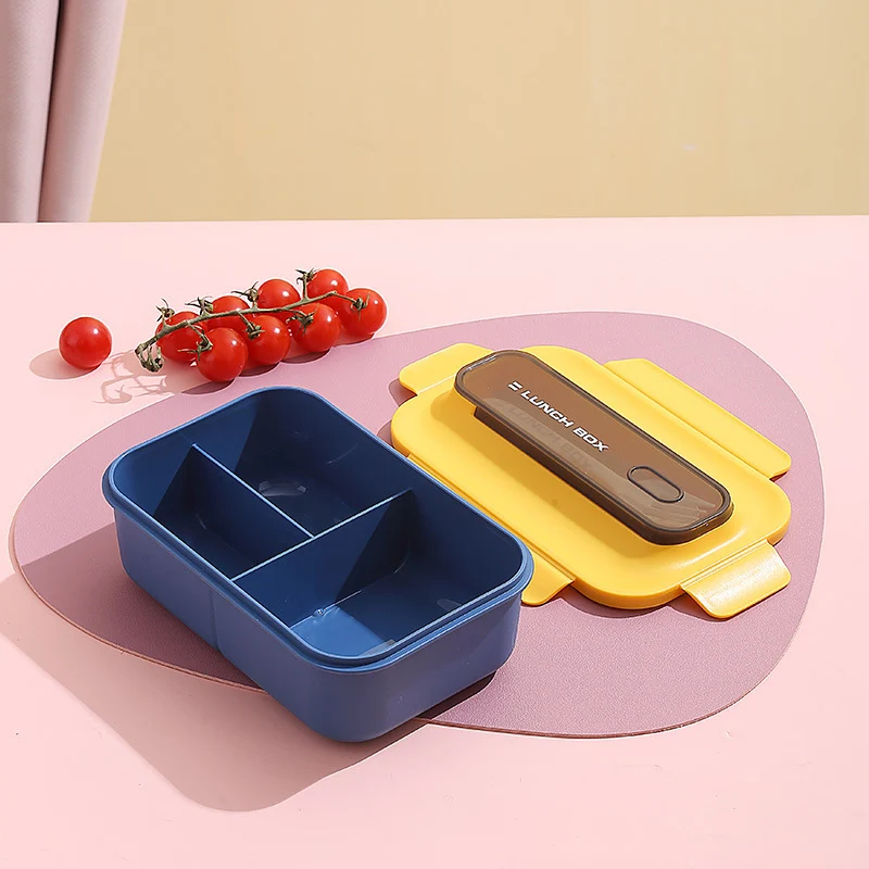 Versatile Leak-Proof Bento Lunch Box with Built-In Utensil Set