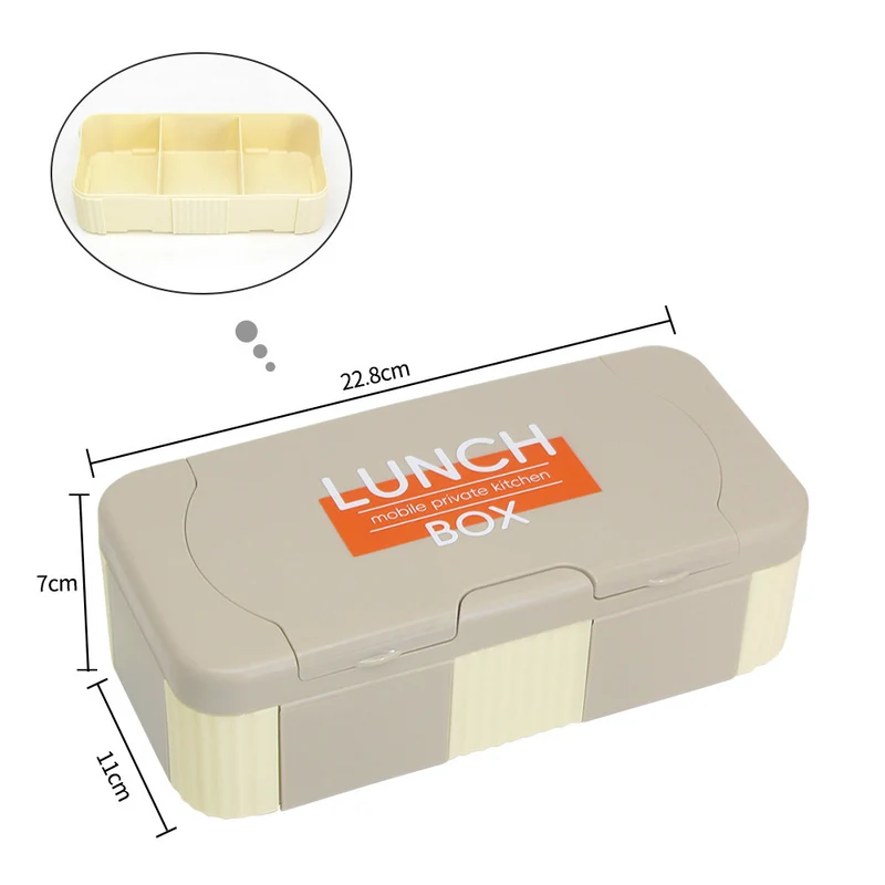 Stylish Multi-Section Lunch Box