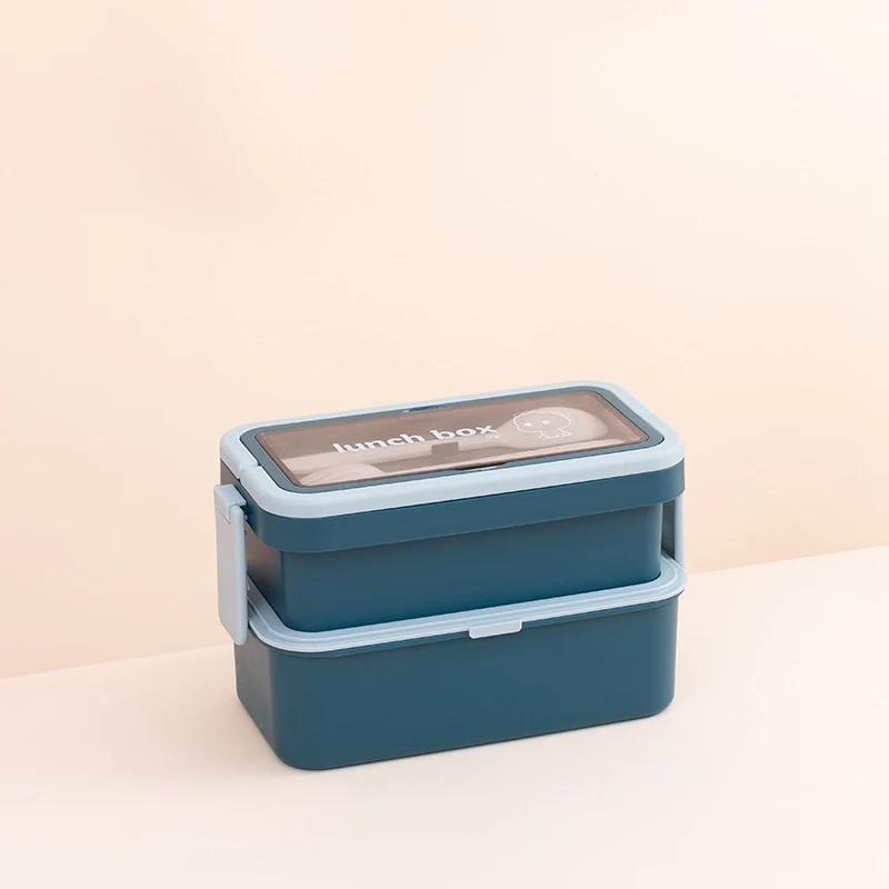 Stackable Multi-Compartment Lunch Box with Airtight Seal