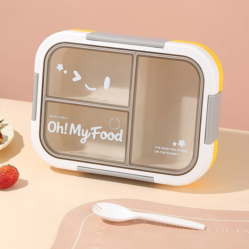Multi-Compartment Stainless Steel Bento Box