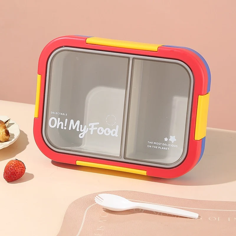 Multi-Compartment Stainless Steel Bento Box