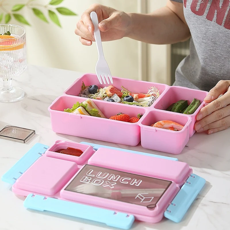 Multi-Compartment Meal Prep Lunch Box with Airtight Seal