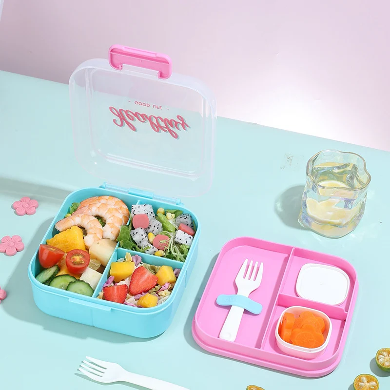 Multi-Compartment Healthy Snack Storage Box
