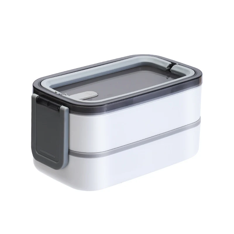 Multi-Compartment Food Storage Bento Container with Secure Locking Mechanism