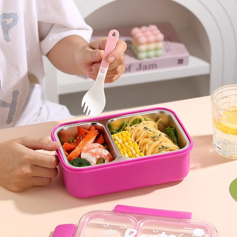 Multi-Compartment BPA-Free Bento Lunch Box with Airtight Lid