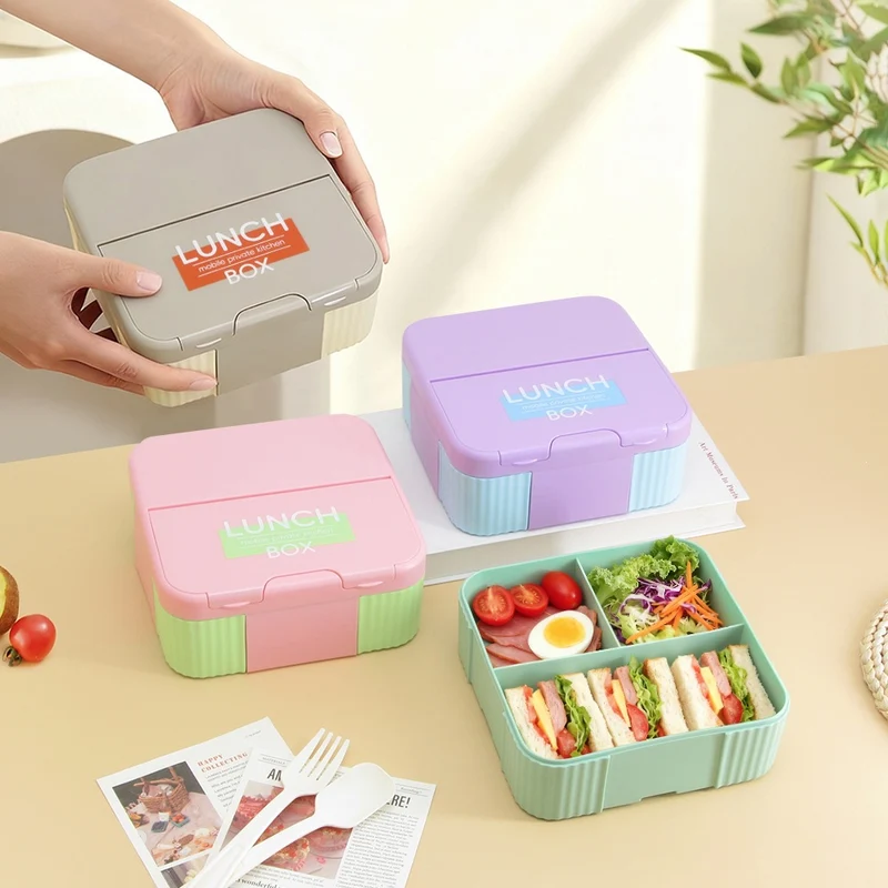 Portable Multi-Section Lunch Box