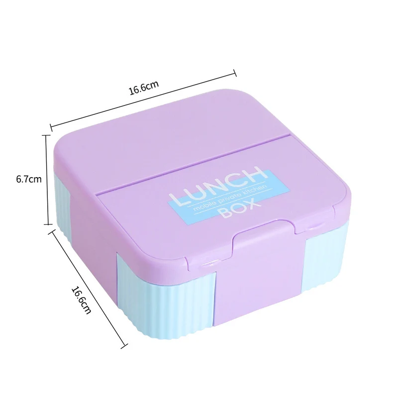 Portable Multi-Section Lunch Box