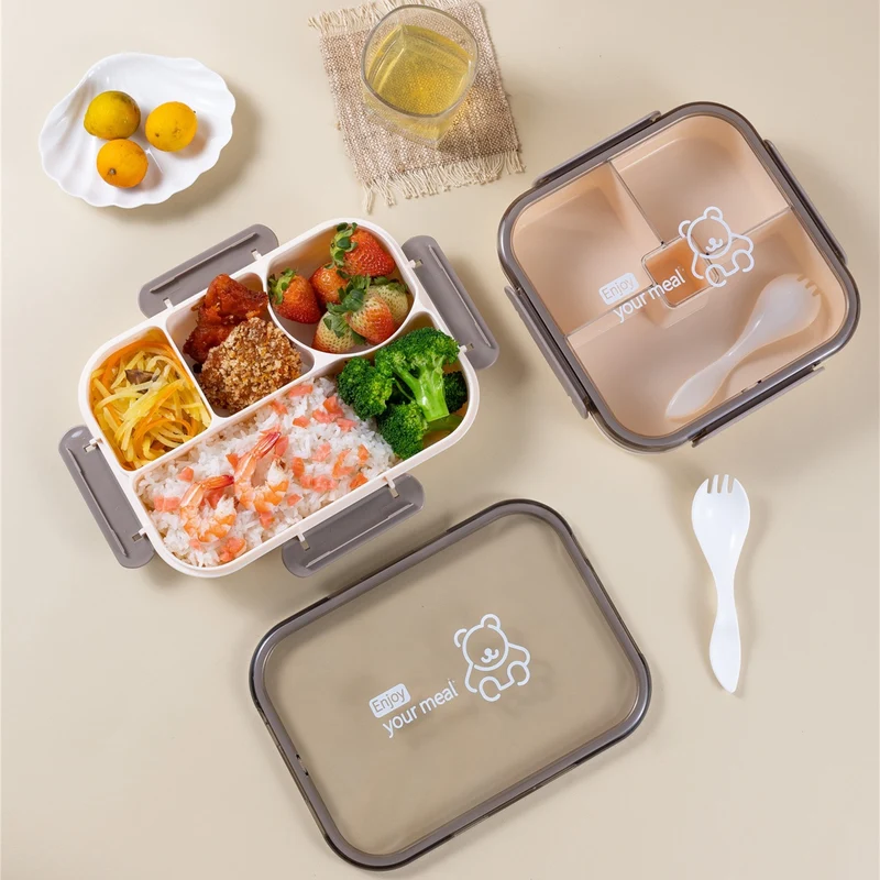 Multifunctional Meal Prep Bento Box with Compartments