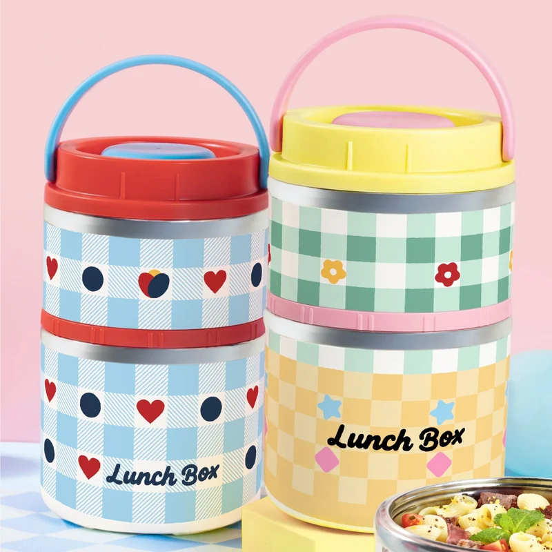 Multi-Tiered Thermal Food Storage Container