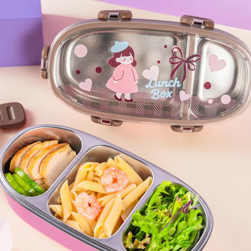 Fun-Themed Portable Bento Lunch Box