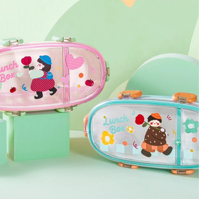 Fun-Themed Portable Bento Lunch Box