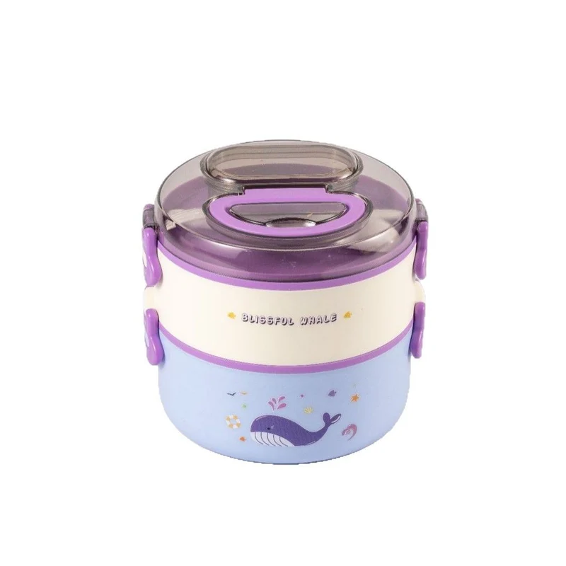 Fun-Themed Multi-Layered Food Storage Container