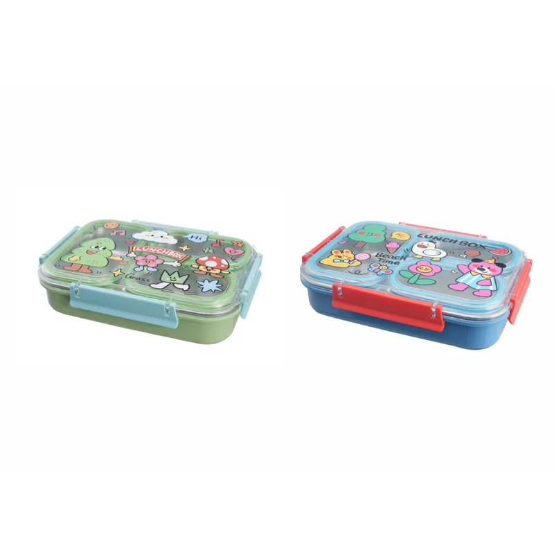 Fun-Themed Multi-Compartment Bento Lunch Box