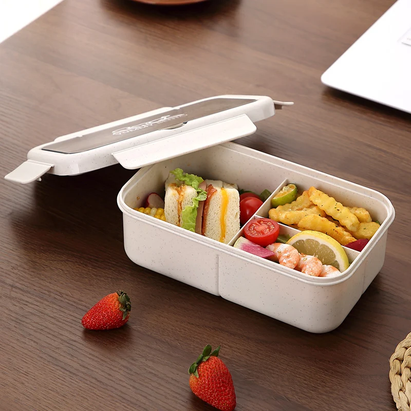 Eco-Friendly Bento Lunch Box with Airtight Seal