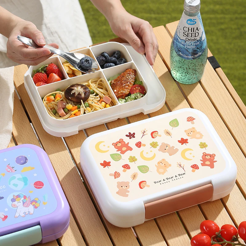 Cute Cartoon-Themed Lunch Box
