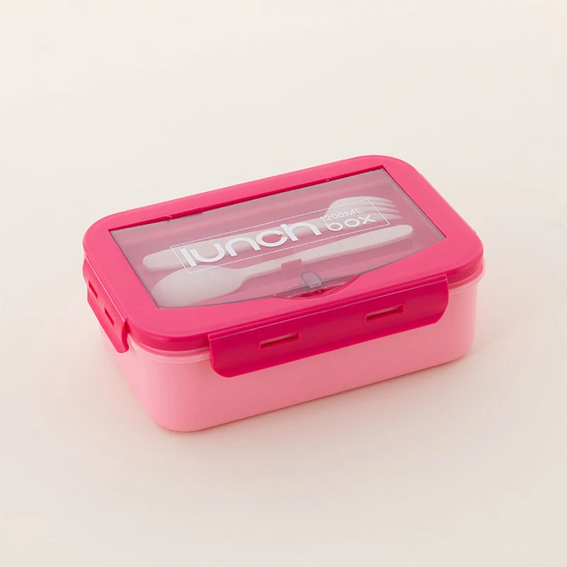 BPA-Free Lunch Box with Cutlery Set