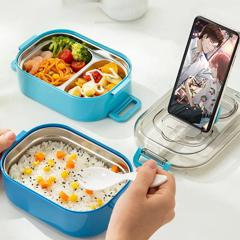Airtight Food Storage Container with Integrated Lid