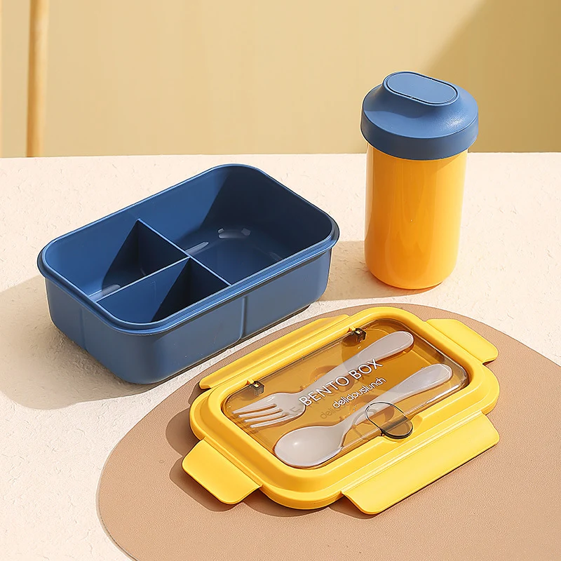 Airtight Bento Lunch Box with Removable Divider