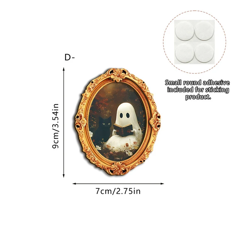 Wall art with creative ghost motif Stornfield