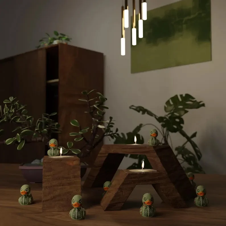 Surreal Halloween Decor Duck Stornfield