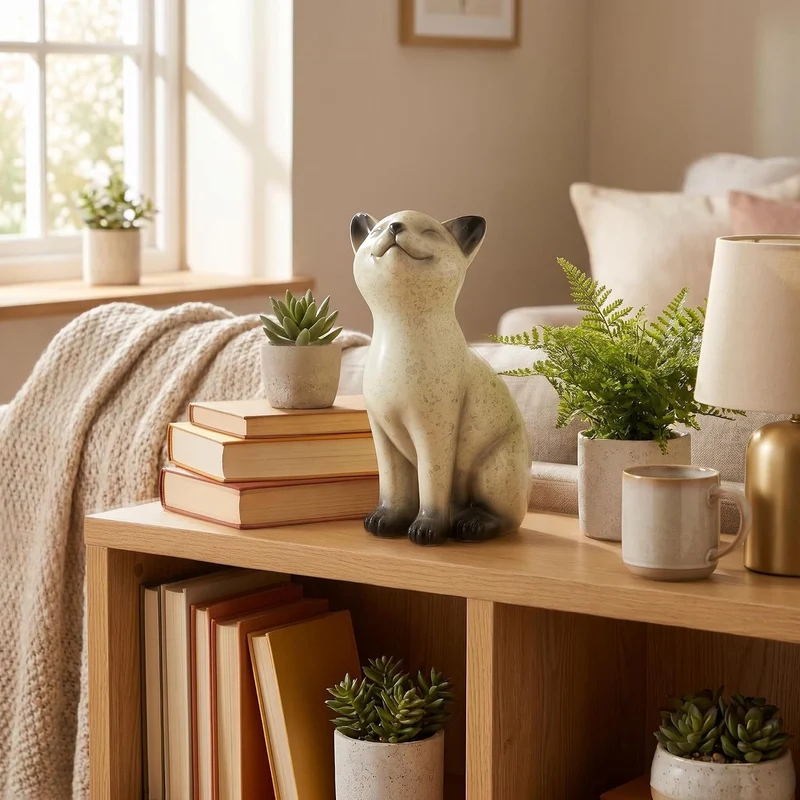 Resin statue of a cat Stornfield