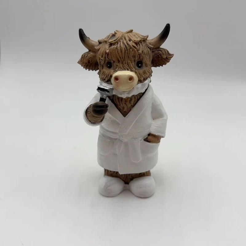Funny Highland Cattle Bathroom Figure Stornfield