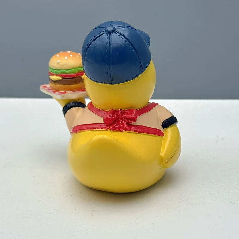 Funny rubber duck as grill master Stornfield
