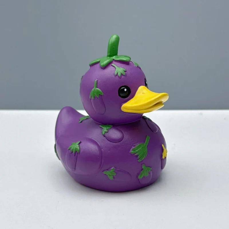 Funny rubber duck with vegetable motif Stornfield