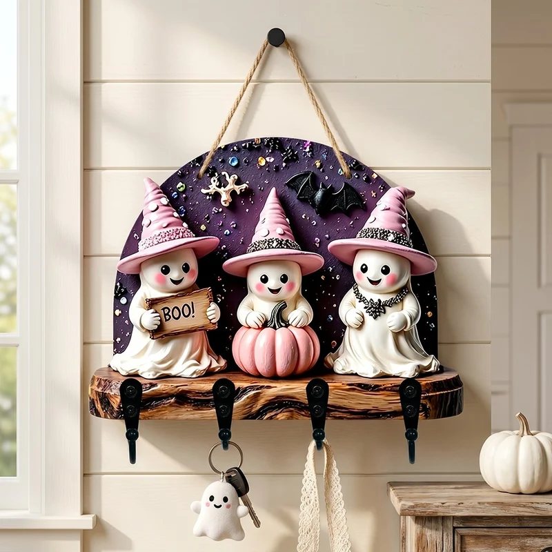 Halloween decorative figure with witch motifs Stornfield