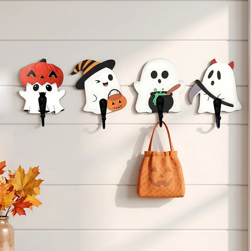 Creepy decorative figure with ghost and scythe Stornfield