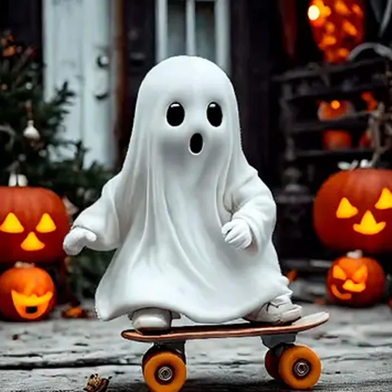 Decorative skateboard ghost figure Stornfield