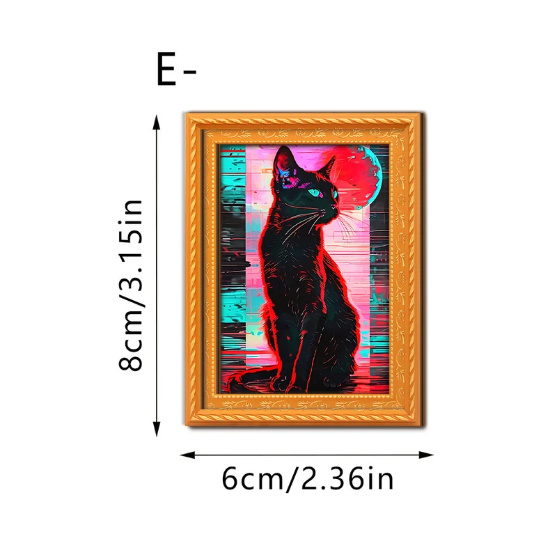 Decorative cat art with futuristic design Stornfield