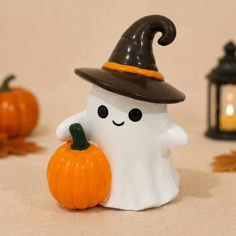 Decorative ghost figure with pumpkin Stornfield