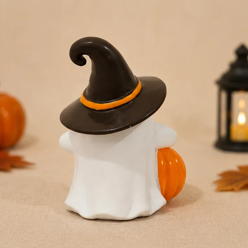 Decorative ghost figure with pumpkin Stornfield