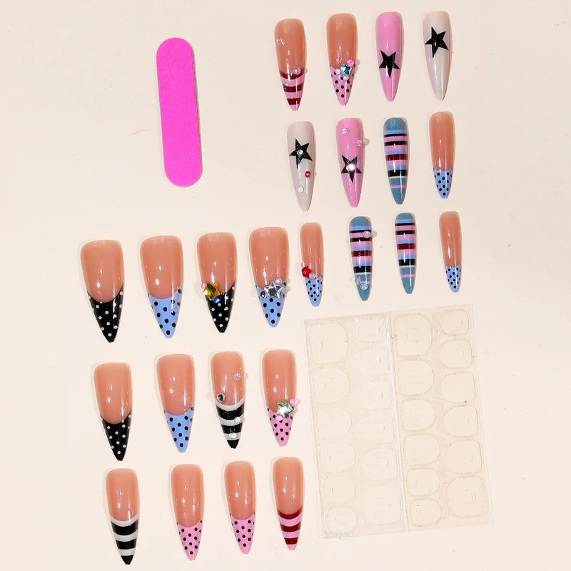 Dekorative Stiletto Nagelkunst Verlängerungen Karnz 1789713184